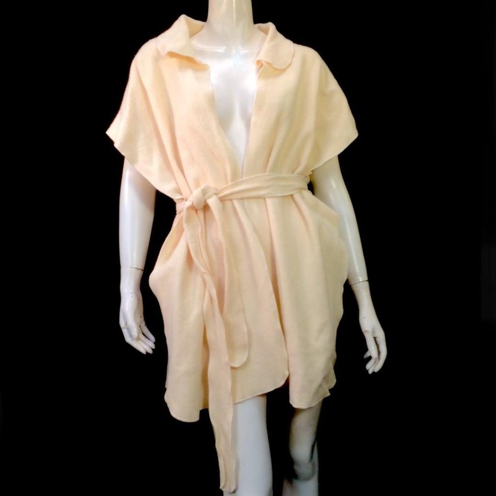 Merle Ivory Wool Relaxed Coat
